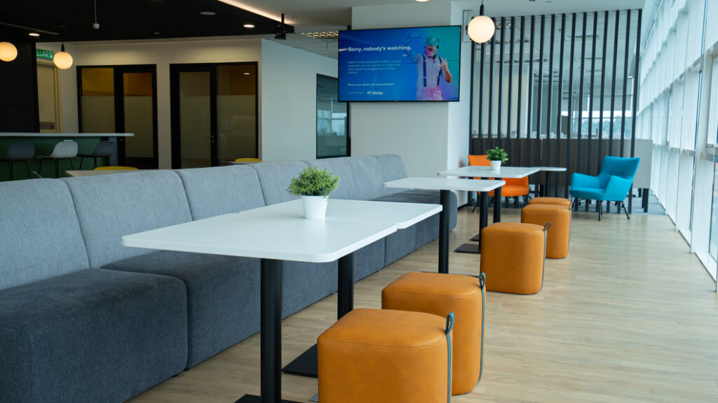 Technology One Axiata Tower interior 1